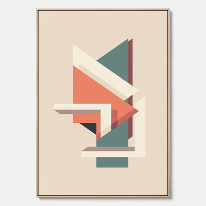 Abstract architecture No.3 canvas – Abstrakt illustration