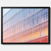 Rainbow Balcony poster – Modern arkitekturtavla