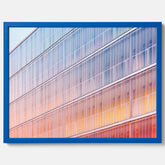 Rainbow Balcony poster – Modern arkitekturtavla