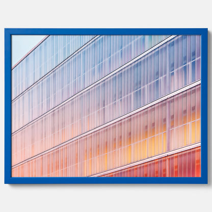 Rainbow Balcony poster – Modern arkitekturtavla