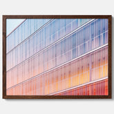 Rainbow Balcony poster – Modern arkitekturtavla