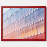 Rainbow Balcony poster – Modern arkitekturtavla