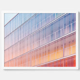 Rainbow Balcony poster – Modern arkitekturtavla