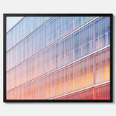 Rainbow Balcony poster – Modern arkitekturtavla