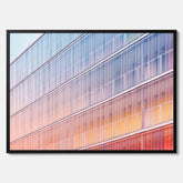 Rainbow Balcony poster – Modern arkitekturtavla