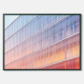 Rainbow Balcony poster – Modern arkitekturtavla