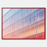 Rainbow Balcony poster – Modern arkitekturtavla