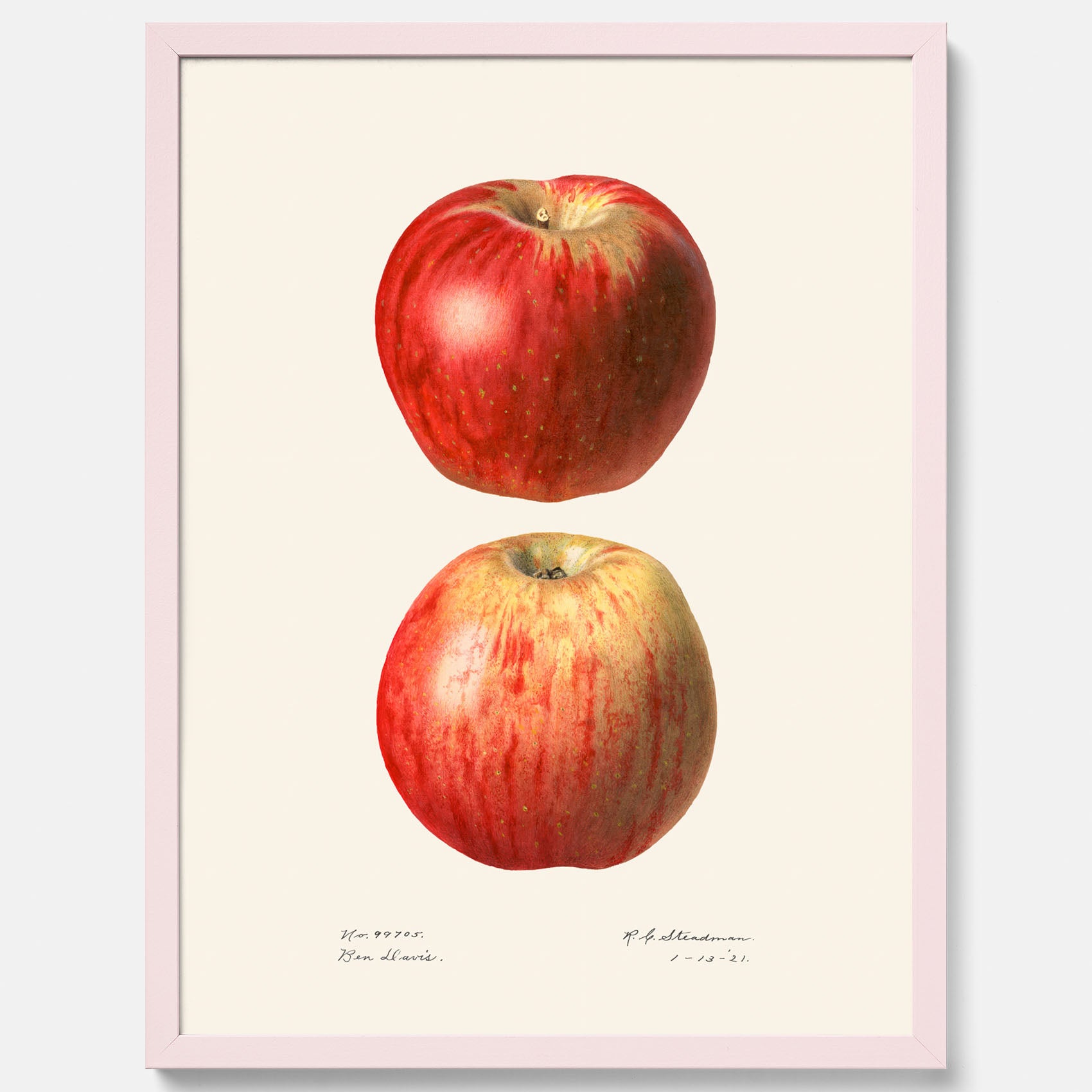 Kökstavla med Äpple poster No.2  – Köksposter, tavla till kök med applen, poster till kök