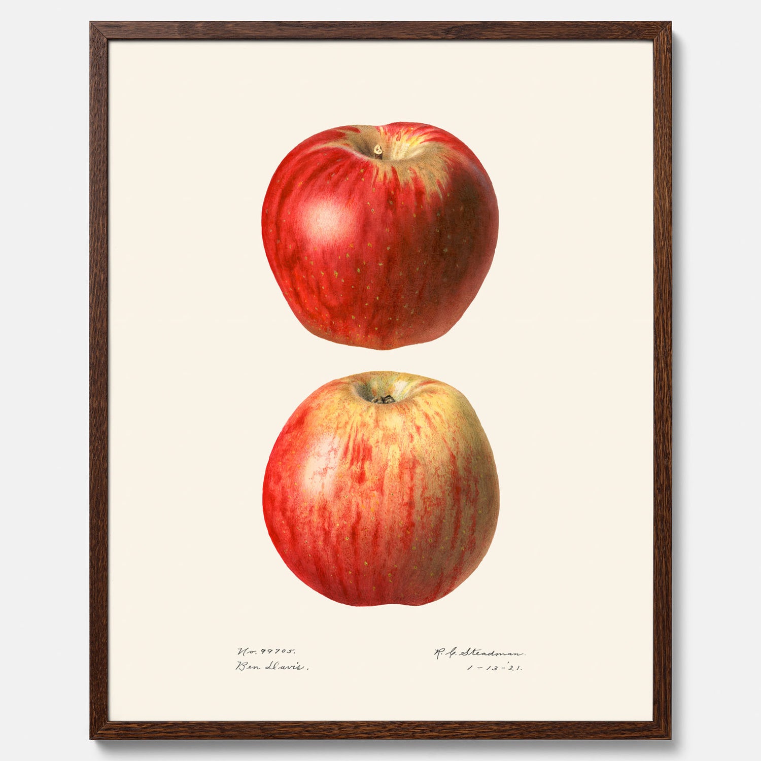 Kökstavla med Äpple poster No.2  – Köksposter, tavla till kök med applen, poster till kök