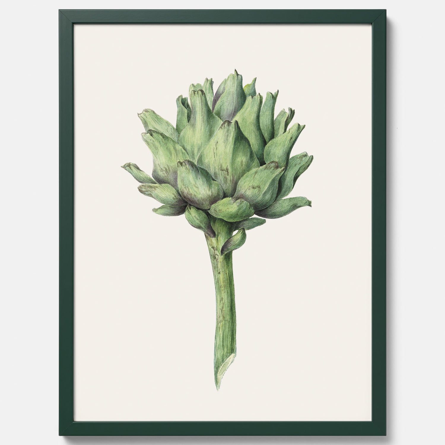 Kökstavla med en Kronärtskocka Poster – Plansch till kök med vintageillustration, vintageposter, köksposter, tavla till kök, poster till kök