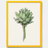 Kökstavla med en Kronärtskocka Poster – Plansch till kök med vintageillustration, vintageposter, köksposter, tavla till kök, poster till kök