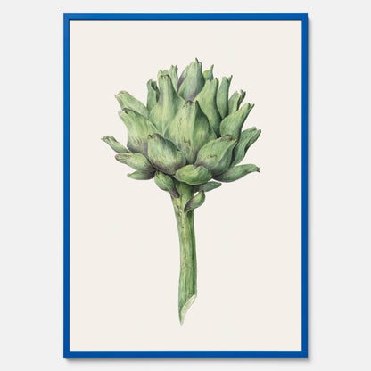 Kökstavla med en Kronärtskocka Poster – Plansch till kök med vintageillustration, vintageposter, köksposter, tavla till kök, poster till kök