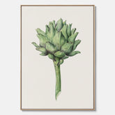 Kökstavla i canvas med en Kronärtskocka Poster – Plansch till kök med vintageillustration, vintageposter, köksposter, tavla till kök, poster till kök