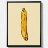 Kökstavla i canvas med en Banan Affisch – Poster med fruktmotiv, Plansch till köket, köksposter, tavla till kök