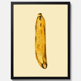 Kökstavla med en Banan Affisch – Poster med fruktmotiv, Plansch till köket, köksposter, tavla till kök