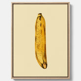 Kökstavla i canvas med en Banan Affisch – Poster med fruktmotiv, Plansch till köket, köksposter, tavla till kök