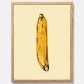 Kökstavla med en Banan Affisch – Poster med fruktmotiv, Plansch till köket, köksposter, tavla till kök