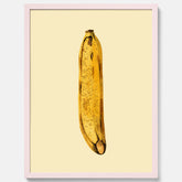 Kökstavla med en Banan Affisch – Poster med fruktmotiv, Plansch till köket, köksposter, tavla till kök