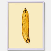 Kökstavla med en Banan Affisch – Poster med fruktmotiv, Plansch till köket, köksposter, tavla till kök