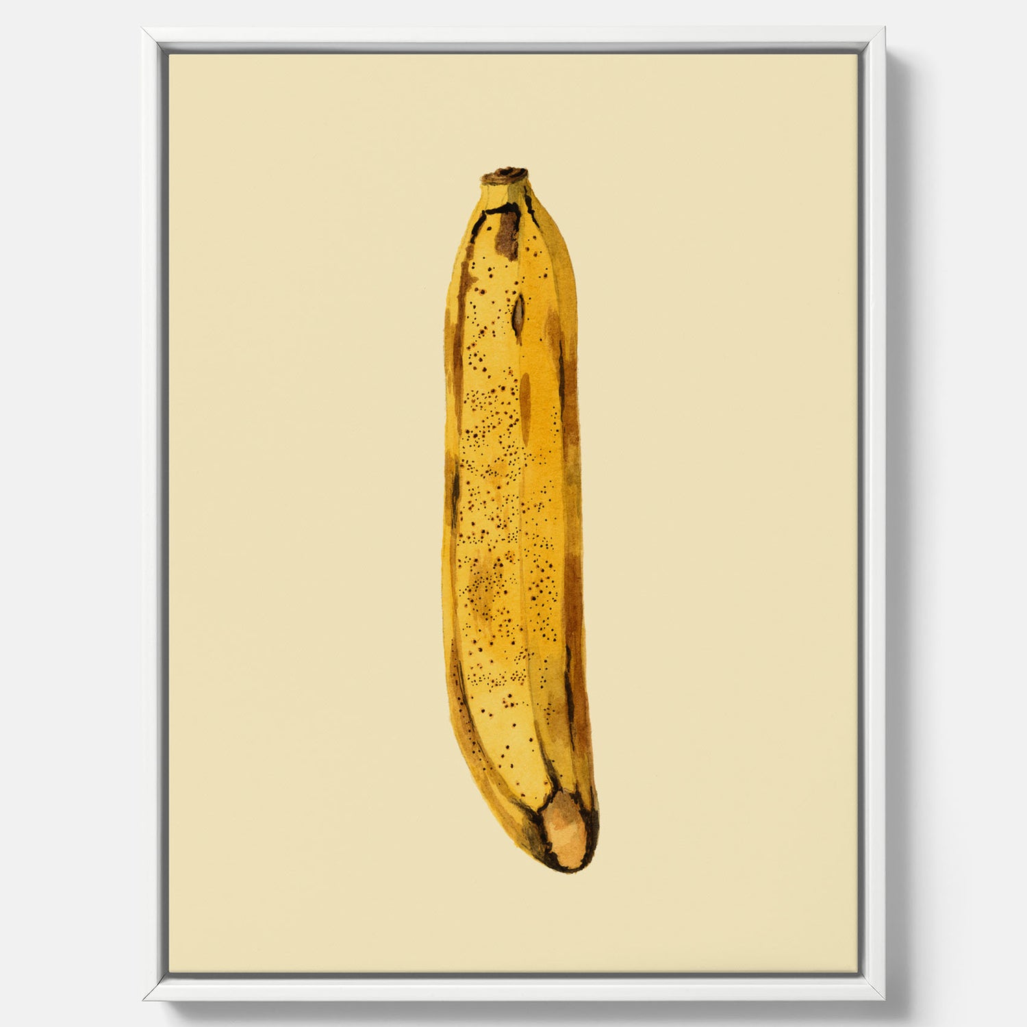 Kökstavla i canvas med en Banan Affisch – Poster med fruktmotiv, Plansch till köket, köksposter, tavla till kök