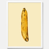 Kökstavla med en Banan Affisch – Poster med fruktmotiv, Plansch till köket, köksposter, tavla till kök