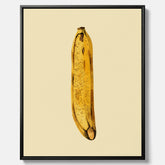 Kökstavla i canvas med en Banan Affisch – Poster med fruktmotiv, Plansch till köket, köksposter, tavla till kök