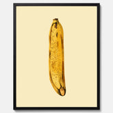 Kökstavla med en Banan Affisch – Poster med fruktmotiv, Plansch till köket, köksposter, tavla till kök