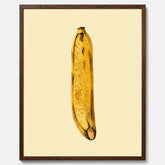 Kökstavla med en Banan Affisch – Poster med fruktmotiv, Plansch till köket, köksposter, tavla till kök