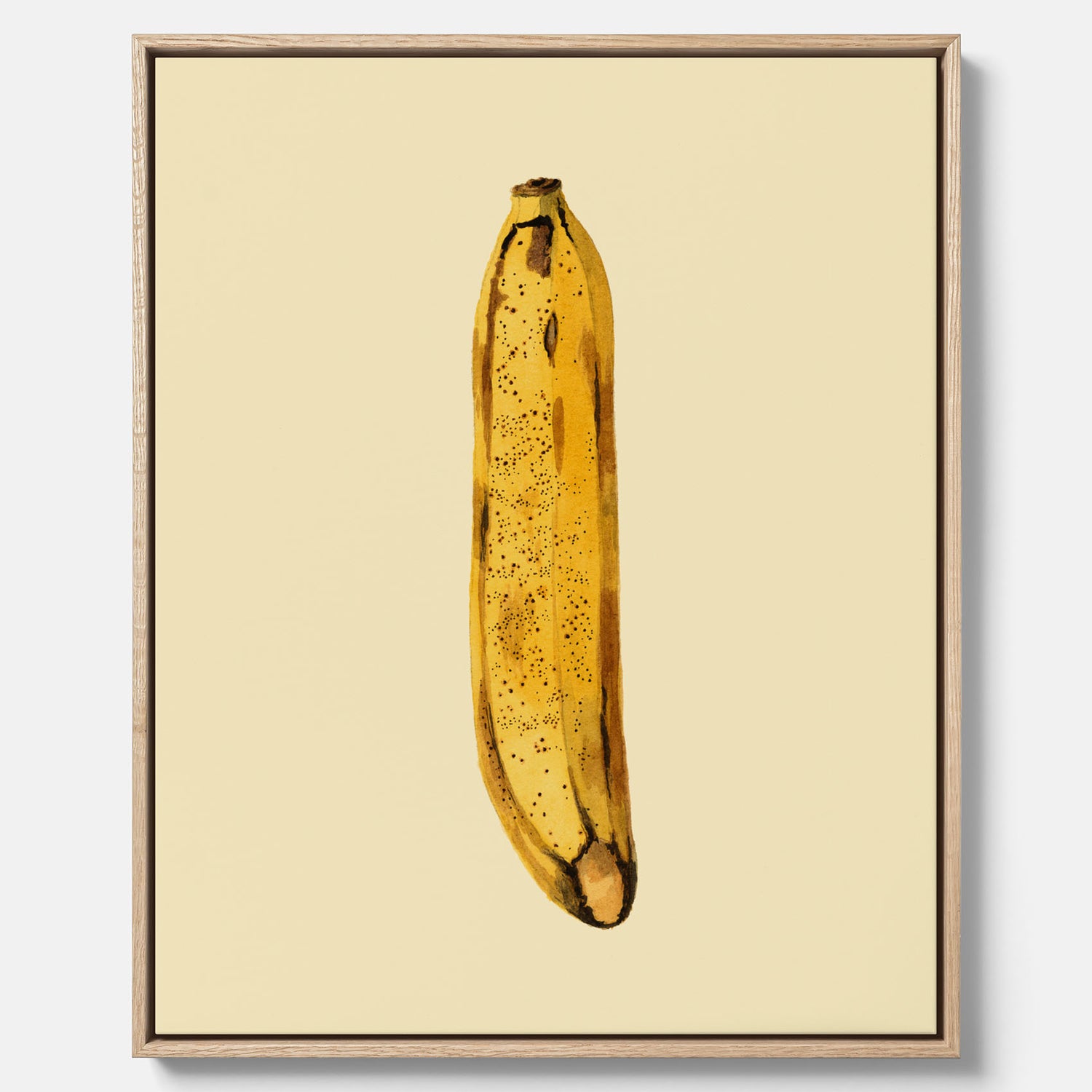 Kökstavla i canvas med en Banan Affisch – Poster med fruktmotiv, Plansch till köket, köksposter, tavla till kök