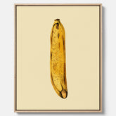 Kökstavla i canvas med en Banan Affisch – Poster med fruktmotiv, Plansch till köket, köksposter, tavla till kök