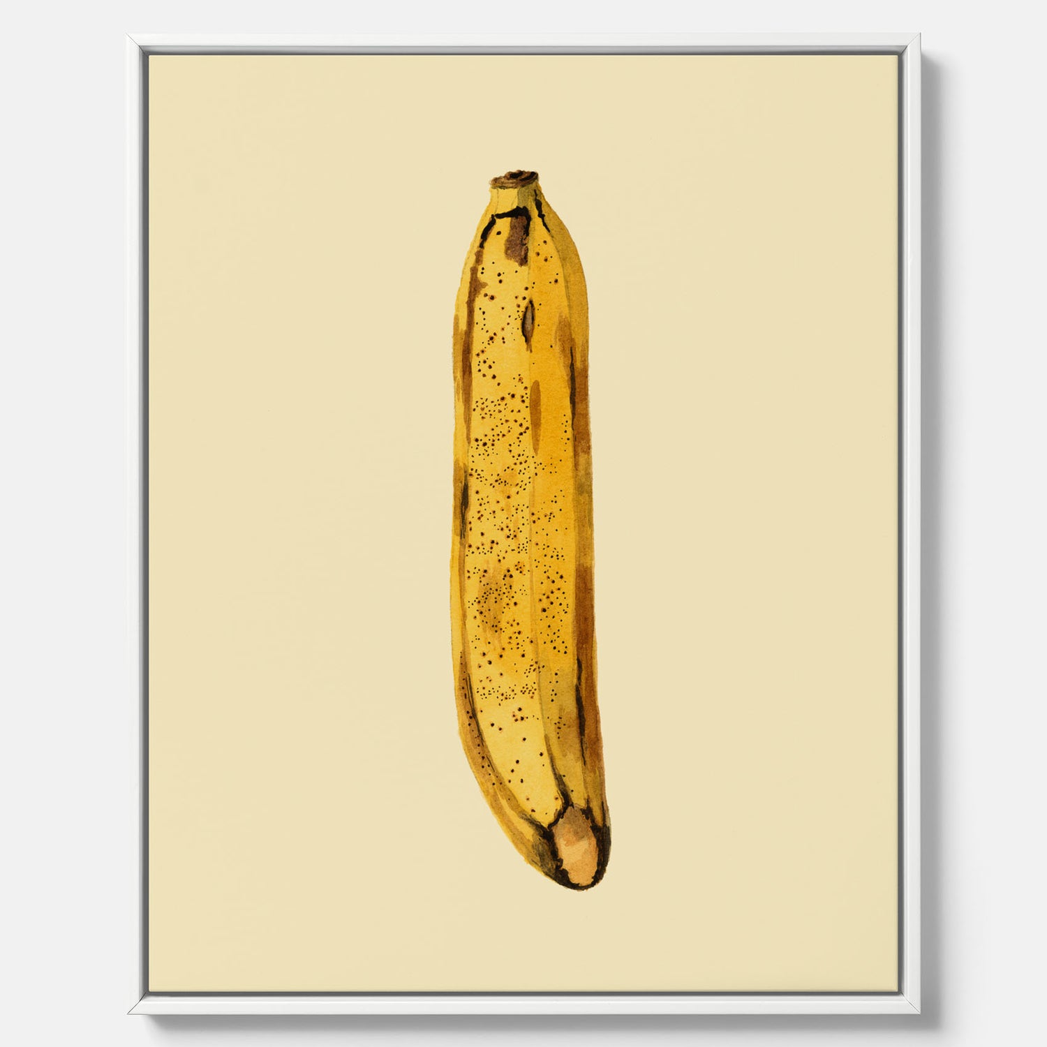 Kökstavla i canvas med en Banan Affisch – Poster med fruktmotiv, Plansch till köket, köksposter, tavla till kök