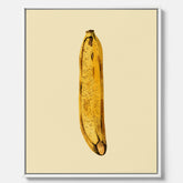 Kökstavla i canvas med en Banan Affisch – Poster med fruktmotiv, Plansch till köket, köksposter, tavla till kök