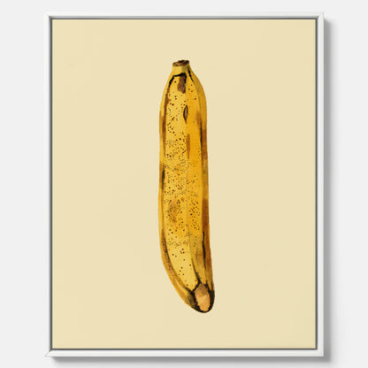 Kökstavla i canvas med en Banan Affisch – Poster med fruktmotiv, Plansch till köket, köksposter, tavla till kök