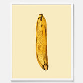 Kökstavla med en Banan Affisch – Poster med fruktmotiv, Plansch till köket, köksposter, tavla till kök