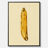 Kökstavla i canvas med en Banan Affisch – Poster med fruktmotiv, Plansch till köket, köksposter, tavla till kök
