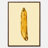 Kökstavla med en Banan Affisch – Poster med fruktmotiv, Plansch till köket, köksposter, tavla till kök