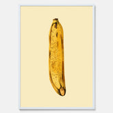 Kökstavla med en Banan Affisch – Poster med fruktmotiv, Plansch till köket, köksposter, tavla till kök