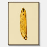 Kökstavla i canvas med en Banan Affisch – Poster med fruktmotiv, Plansch till köket, köksposter, tavla till kök