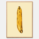 Kökstavla med en Banan Affisch – Poster med fruktmotiv, Plansch till köket, köksposter, tavla till kök