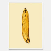 Kökstavla med en Banan Affisch – Poster med fruktmotiv, Plansch till köket, köksposter, tavla till kök