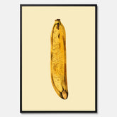 Kökstavla med en Banan Affisch – Poster med fruktmotiv, Plansch till köket, köksposter, tavla till kök