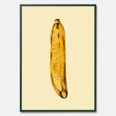 Kökstavla med en Banan Affisch – Poster med fruktmotiv, Plansch till köket, köksposter, tavla till kök