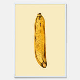Kökstavla med en Banan Affisch – Poster med fruktmotiv, Plansch till köket, köksposter, tavla till kök