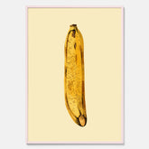 Kökstavla med en Banan Affisch – Poster med fruktmotiv, Plansch till köket, köksposter, tavla till kök