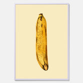 Kökstavla med en Banan Affisch – Poster med fruktmotiv, Plansch till köket, köksposter, tavla till kök