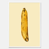 Kökstavla med en Banan Affisch – Poster med fruktmotiv, Plansch till köket, köksposter, tavla till kök