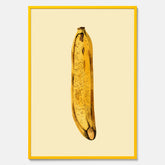 Kökstavla med en Banan Affisch – Poster med fruktmotiv, Plansch till köket, köksposter, tavla till kök