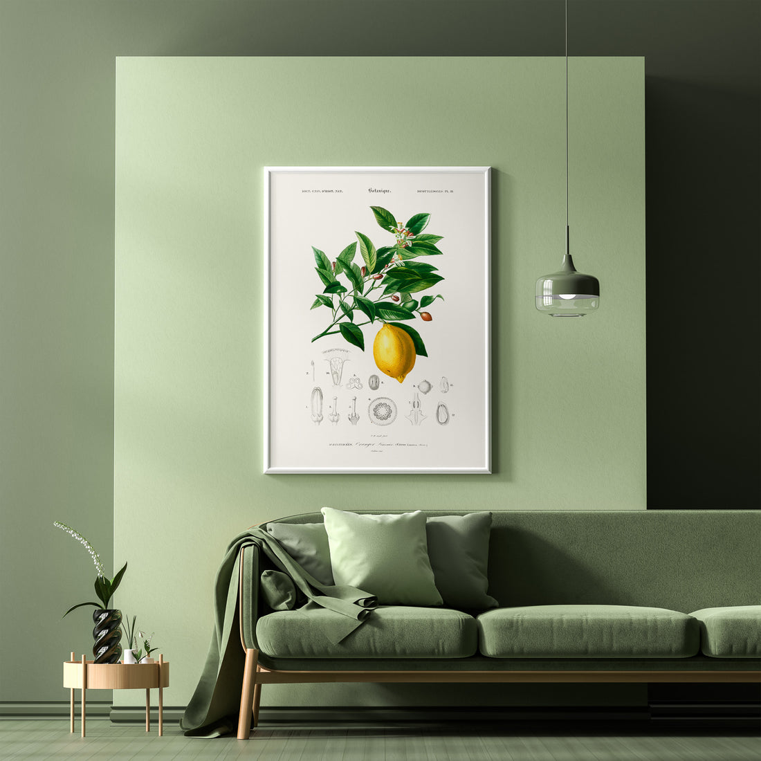 Kökstavla med Citron poster – Plansch med frukt, fruktposter, citrontavla, tavla med citroner, köksposter, poster till kök