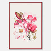 Magnolia Campbellii poster, botanisk vintage-tavla