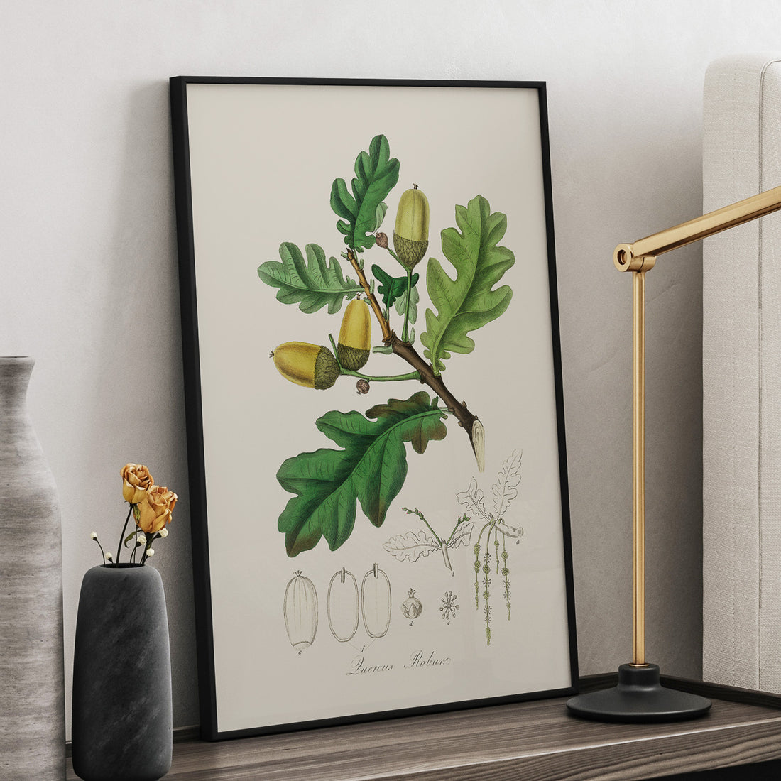 Ekollon Poster – Kökstavla, snygg plansch med ett vintagemotiv, tavla till kök, köksposter